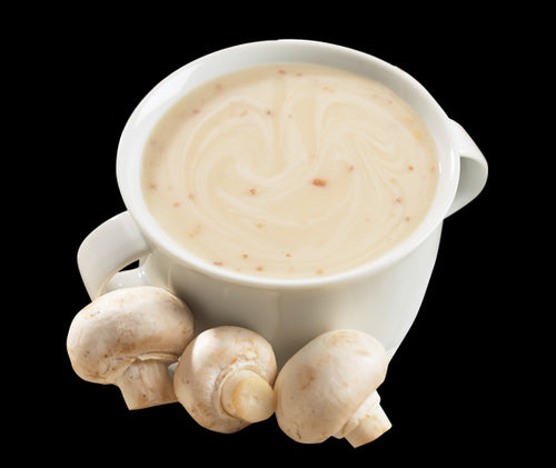 High Protein Cream of Mushroom Soup